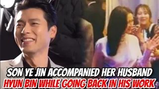 SON YE JIN BEING SUPPORTIVE WIFE TO HIS HUSBAND HYUN BIN (SHE ACCOMPANIED HB WHILE WORKING!) #fyp