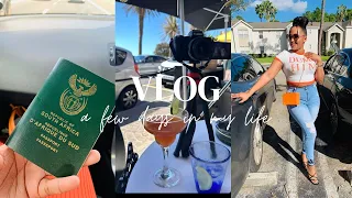 TRAVEL VLOG: MOVING FROM SOUTH AFRICA TO AMERICA 🇺🇸||Few days in my life|| Solo Date|| South African