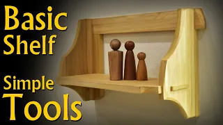 Simple Display Shelf to Make with Basic Woodworking Tools and Skills.