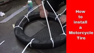 How to install a Motorcycle Tire? Rodsmith shows his Tire Install Tip, Trick