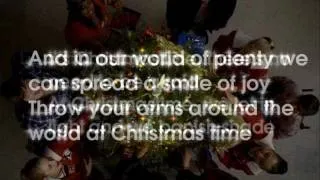 Glee Cast - Do They Know It's Christmas (lyrics) HD