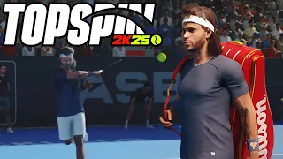 Topspin 2K25 My Player Career Part 4 - TS 250 Athens Cup Full Tournament - 1 Set Of 3 Games