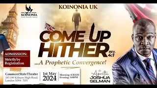 COME UP HITHER - (HUNDER AND THIRST) - Apostle Joshua Selman