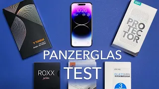 Unzerbrechlich? iPhone 14 Panzerglas Test | Top 5 | 14 Plus | 14 Pro | 14 Pro Max