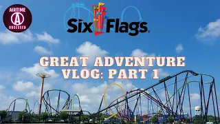AIRTIME ON THE ROAD! | SIX FLAGS GREAT ADVENTURE VLOG - PART ONE