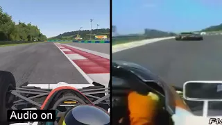 F1 2017 VS Real Life (McLaren MP4/6 Comparison, Hungary)