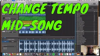 GarageBand | How to Change Tempo Mid Song