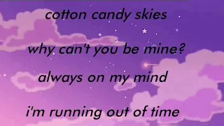 esthie - cotton candy skies ~lyrics