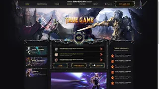 TrueGame Lineage 2 Game Website HTML Template