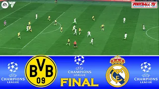 BORUSSIA DORTMUND vs REAL MADRID - FINAL UEFA Champions League 2024 | EA FC 24 Gameplay