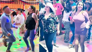 Que linda fiesta  - Chulada de mujeres - Gente feliz bailan rancheroas con LOS AUTENTICOS PRINCIPES