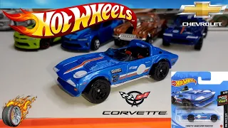 Custom Hot Wheels Corvette Grand Sport Roadster HW Race Day 3/10