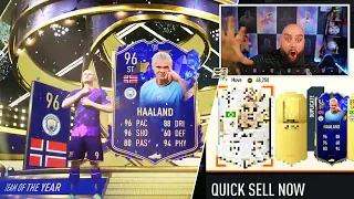Bateson87 packs TOTY Haaland and Icon in the Same Pack