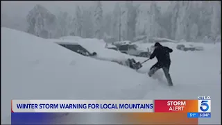 Emergency response for snowed-in San Bernardino mountain residents continues