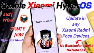 🔥 Install/OTA Update HyperOS On Any REDMI & POCO Phone | No BT Unlock No Data Loss 2024 Method!