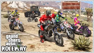 GTA 5 Roleplay - 20 Man Dirt Bike Downhill Race Wipeout | RedlineRP #257