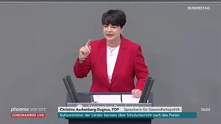 Bundestagsdebatte zu Epidemischer Lage von nationaler Tragweite am 18.06.20.
