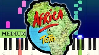 AFRICA - by Toto - MEDIUM PIANO TUTORIAL