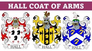 Hall Coat of Arms & Family Crest - Symbols, Bearers, History