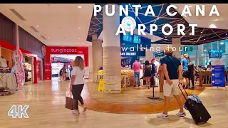 Punta Cana Airport, Dominican Republic, 4K Walk through, August 2021