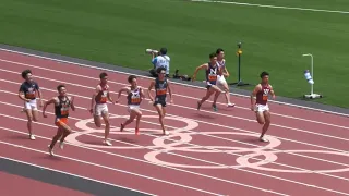 男子1部200m準決勝2組　関東インカレ2022