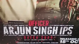Officer Arjun Singh Live Singing