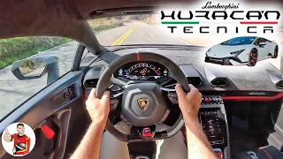 The Lamborghini Huracan Tecnica is the Right Amount of Insanity (POV Drive Review)