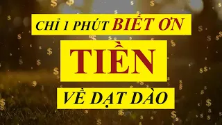 Chỉ 1 Phút BIẾT ƠN  - Tràn Đầy Năng Lượng - Tiền Về Dạt Dào || Luật Hấp Dẫn