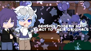 Genshin Modern AU Reacts To Their Originals ✦ Read desc ✦ Gacha club ✦ Genshin Impact ✦ 1/3