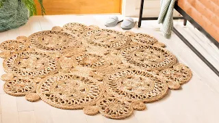 Jute Doormat- Home decorating ideas handmade || Jute Rug DIY