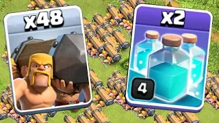 BATTLE RAM CLONE WARS!!! | Clash of clans | TROLL RAIDS!!