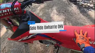 Solo Uwharrie Trip Honda 250RX Dirtbike