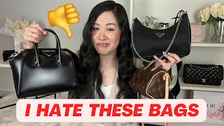 I HATE MY LUXURY BAGS! THINGS I WOULD CHANGE ABOUT MY HANDBAGS | LOUIS VUITTON, PRADA, GIVENCHY ETC.