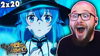 Saving My Goddess | Mushoku Tensei Season 2 Episode 20 REACTION