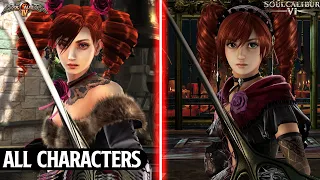 SoulCalibur VI vs SoulCalibur IV - All Characters Comparison + Critical Finish