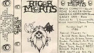 Rigor Mortis - Demo '86 (Full demo - Own Rip)
