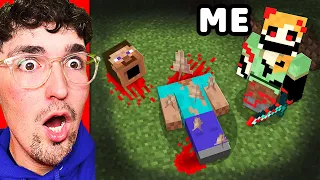 I Scared My Friend as BLOOD ALEX in Minecraft