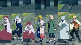 Naruto Storm Connections - All Hokage Complete Moveset