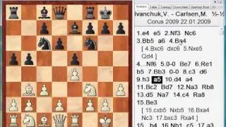 Ivanchuk-Carlsen Corus 2009