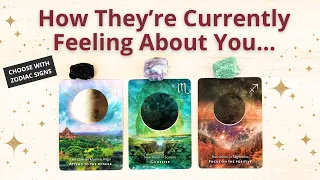 💋HOW DO THEY FEEL ABOUT YOU NOW? 😍PICK A CARD 😘 LOVE TAROT READING 🌺 TWIN FLAMES 👫 SOULMATES