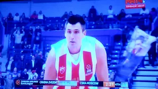 Црвена Звезда - Цска Москва баскетбол обзор.