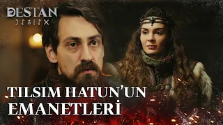 Akkız, Tılsım Hatun'un urbasını giyiyor... - Destan 15. Bölüm