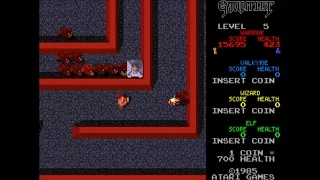 Lukozer Retro Game Review 291 - Gauntlet - Arcade Coin-Op