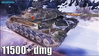 Пришлось напрячься 😎 11500+ dmg ✅ WZ-111 model 5A World of Tanks лучший бой