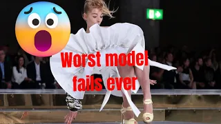 Top 10 model fails/ runway fails of all time/ try not to laugh (part 2)