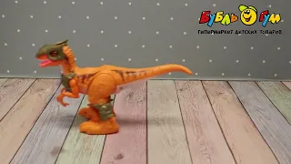 Раптор Robo Alive Dino Wars на батарейках световые и звуковые эффекты