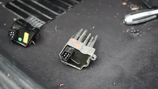 How to replace E36 blower motor resistor