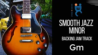 Smooth jazz minor - Backing jam track in  G minor