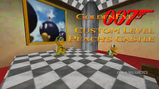 GoldenEye 007 N64 - Peach's Castle - 00 Agent (Custom level)