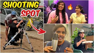 😍One BIG DAY for Akka - DIML🔥Shooting Spot Atrocities - BTS📸 || Ammu Times || #vlog